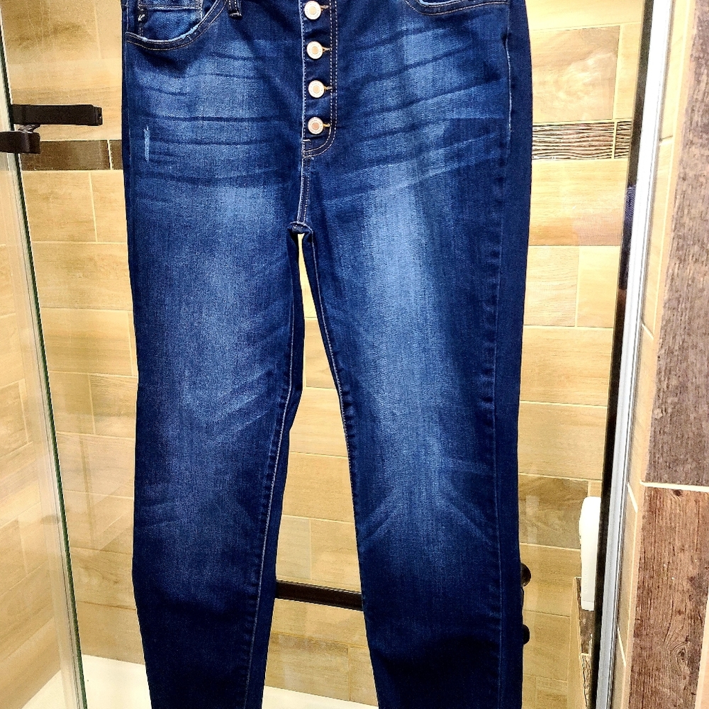 Kancan Button Fly Jeans